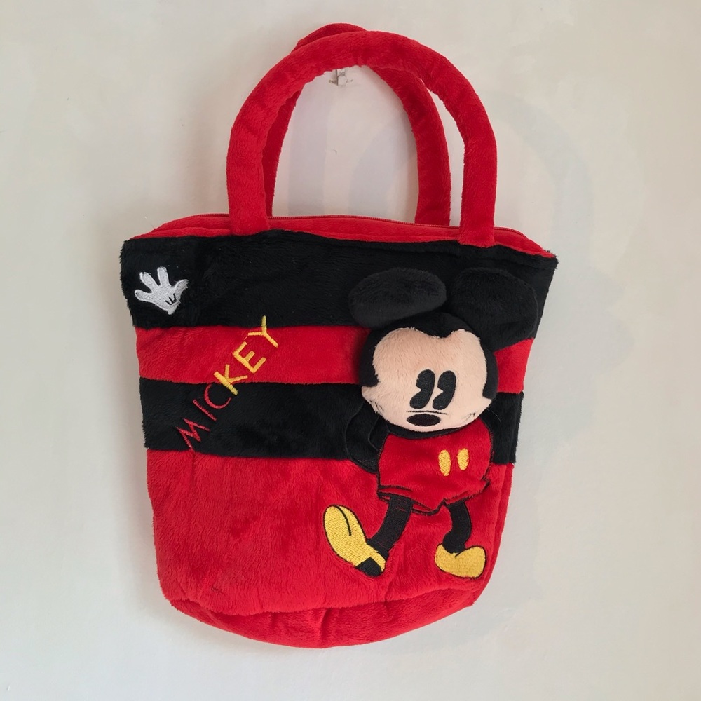 Fleece Mickey Mouse Hand Purse - Picture 4 of 5